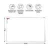 Офисные доски, флипчарты CACTUS CS-GBD-120x150-BK
