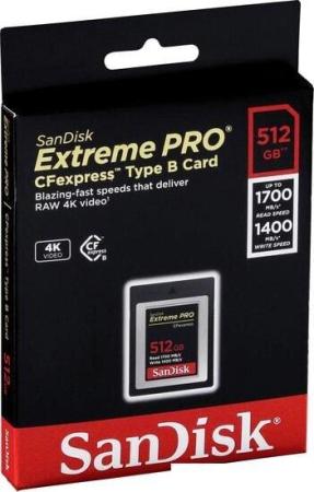 Карты памяти SanDisk Extreme PRO SDXC SDSDXXD-256G-GN4IN 256GB [SDSDXXD-256G-GN4IN]