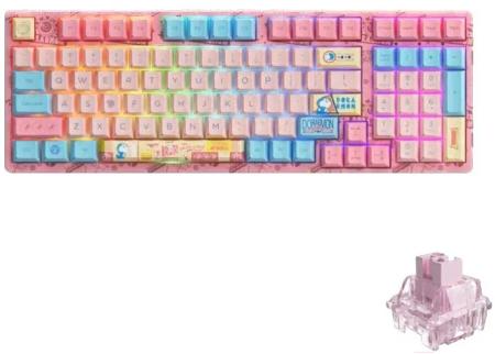 Клавиатуры Akko 3098B Doraemon Rainbow (Akko CS Jelly Pink)