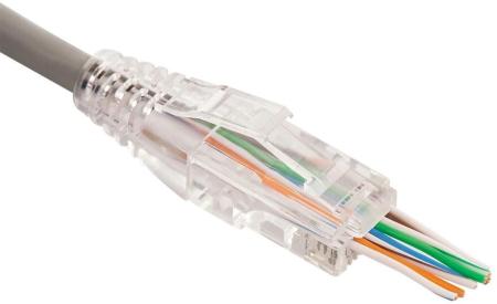 Кабели, адаптеры, разветвители Lanmaster LAN-EZ45-8P8C/U6-100 (100 шт) [LAN-EZ45-8P8C/U6-100]