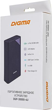 Портативные зарядные устройства Digma DGP-30000-4U [1203563]
