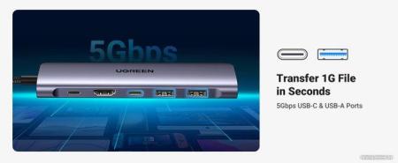 USB-хабы и док-станции Ugreen CM195 15214 [15214]