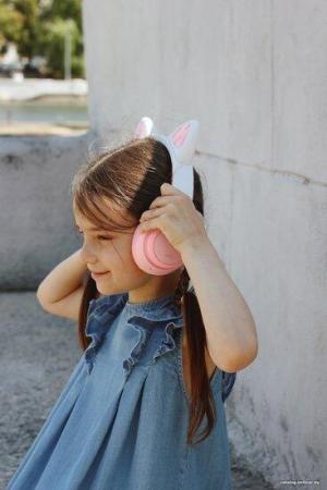 Наушники и гарнитуры Miru Cat EP-W10 (розовый) [W101]