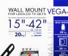 Кронштейны Kromax VEGA-8 Black