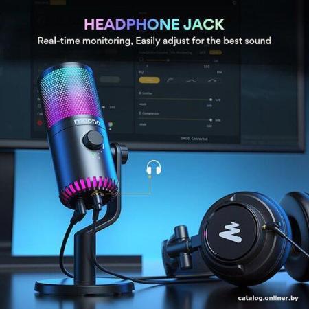 Микрофоны Maono DM30 RGB (черный)
