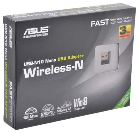 Беспроводные адаптеры ASUS USB-N10 NANO