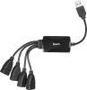 USB-хабы и док-станции Buro BU-HUB4-0.3-U2.0-Splitter [1001420]
