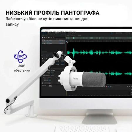 Микрофоны FIFINE T688 (белый) [T688W]