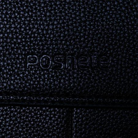 Женские и мужские сумки Poshete 249-8136-6-BLK (черный) [249-8136-6-BLK]