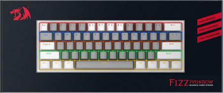 Клавиатуры Redragon Fizz (серый/белый) [70675]