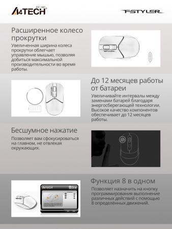 Мыши A4Tech FG12S (черный)