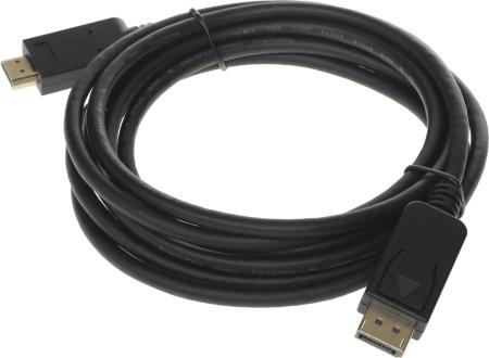 Кабели, адаптеры, разветвители Buro BHP-DPP-HDMI-3 (3 м, черный) [BHP-DPP-HDMI-3]