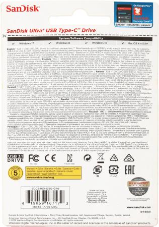 USB Flash SanDisk Ultra USB Type-C 128GB SDCZ460-128G-G46 [SDCZ460-128G-G46]