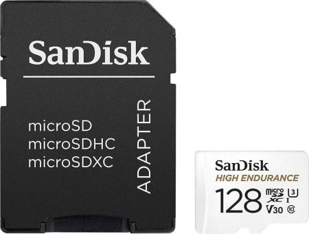 Карты памяти SanDisk High Endurance microSDXC SDSQQNR-128G-GN6IA 128GB (с адаптером) [SDSQQNR-128G-GN6IA]