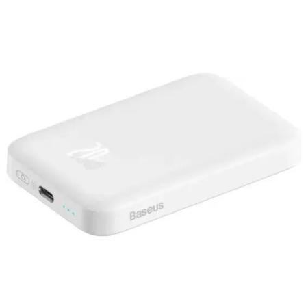 Портативные зарядные устройства Baseus Magnetic Wireless PPCX020002 6000mAh (белый) [PPCX020002]