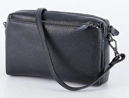 Женские и мужские сумки Poshete 886-60071A1-BLK (черный) [886-60071A1-BLK]