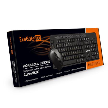 Наборы периферии ExeGate Professional Standard Combo MK240 EX286220RUS [EX286220RUS]
