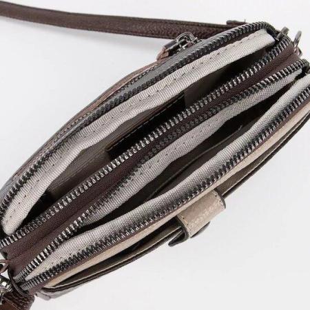 Женские и мужские сумки Poshete 886-88085K-DBC (коричневый) [886-88085K-DBC]