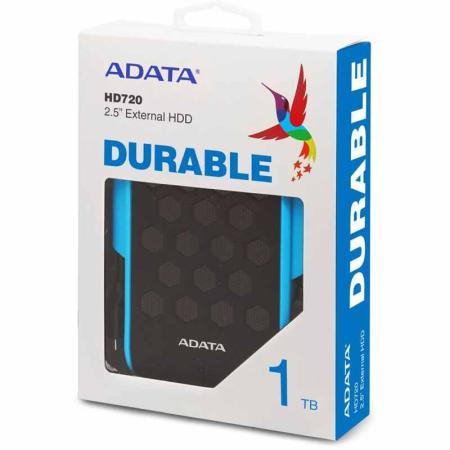 Внешние накопители ADATA HD720 AHD720-1TU31-CBL 1TB (синий) [AHD720-1TU31-CBL]
