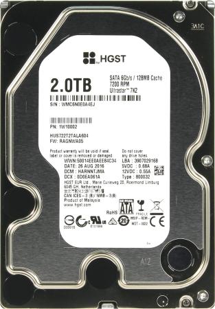 Жесткие диски HGST Ultrastar 7K2 2TB [HUS722T2TALA604] [HUS722T2TALA604]