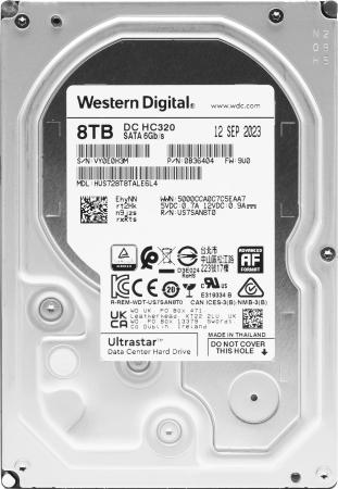 Жесткие диски WD Ultrastar DC HC320 8TB HUS728T8TALE6L4 [0B36404]