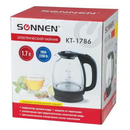 Электрочайники и термопоты Sonnen KT-1786 [453422]