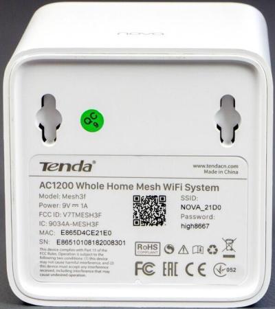 Беспроводные маршрутизаторы Tenda Nova MW3 2-Pack [MW3(2-pack), 6932849427844]