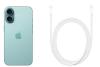 Мобильные телефоны Apple iPhone 16 128GB (бирюзовый) [MYED3HN/A]