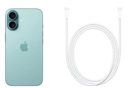 Мобильные телефоны Apple iPhone 16 128GB (бирюзовый) [MYED3HN/A]