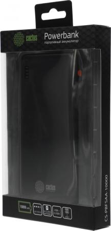 Портативные зарядные устройства CACTUS CS-PBFSAA-10000 10000mAh (черный) [CS-PBFSAA-10000, 4670089336183]