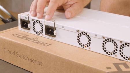 Коммутаторы Mikrotik CRS312-4C+8XG-RM