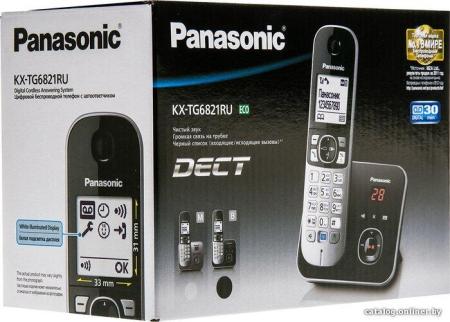 Радиотелефоны DECT Panasonic KX-TG6821RUB