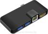 USB-хабы и док-станции Satechi Pro Hub Mini ST-UCPHMIM (серый космос) [ST-UCPHMIM]