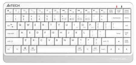 Клавиатуры A4Tech Fstyler FBK11 (белый)