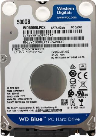 Жесткие диски WD Blue 500GB WD5000LPZX [WD5000LPZX]