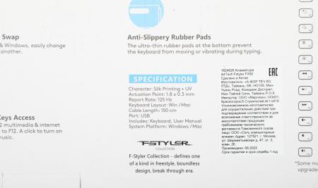 Клавиатуры A4Tech Fstyler FX50 (серый)