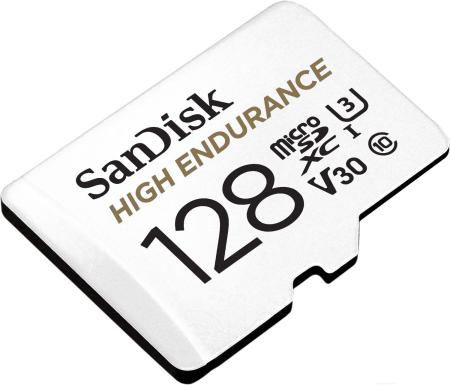 Карты памяти SanDisk High Endurance microSDXC SDSQQNR-128G-GN6IA 128GB (с адаптером) [SDSQQNR-128G-GN6IA]