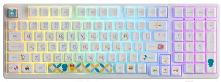 Клавиатуры Akko 3098B Doraemon Rainbow (Akko CS Jelly Pink)