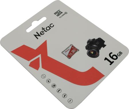 Карты памяти Netac microSDHC P500 ECO 16GB [NT02P500ECO-016G-S]