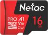 Карты памяти Netac P500 Extreme Pro 16GB NT02P500PRO-016G-R (с адаптером) [NT02P500PRO-016G-R]