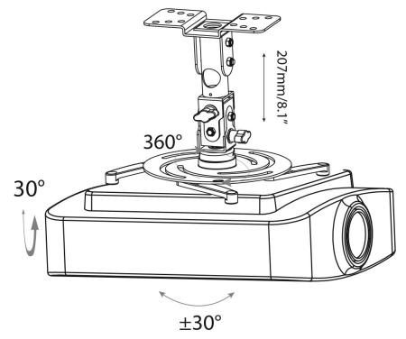Кронштейны CACTUS CS-VM-PR04-AL