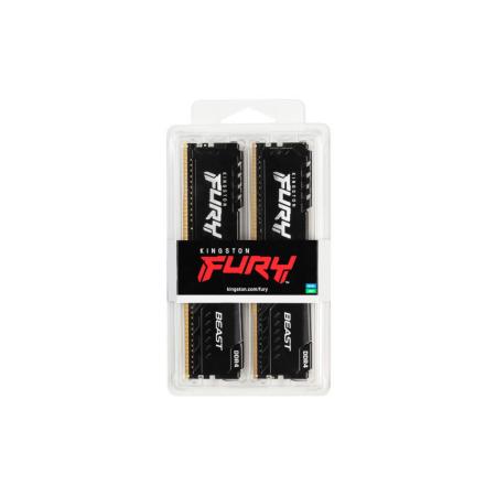 Оперативная память Kingston FURY Beast 2x16GB DDR4 PC4-25600 KF432C16BB1K2/32 [KF432C16BB1K2/32, KF432C16BB1K2/32WP]