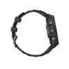 Умные часы и браслеты Garmin Fenix 8 Sapphire, Titanium 47мм (угольно-черный DLC, пепельно-черный силиконовый ремешок) [010-02904-21]