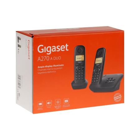 Радиотелефоны DECT Gigaset A270A (черный)
