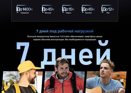 Мобильные телефоны Oukitel WP36 (черный)