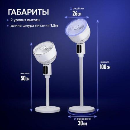 Вентиляторы и охладители воздуха Evolution AirLeaf AL-304R (белый) [AL-304R]