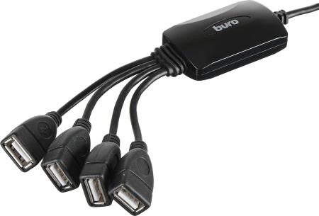 USB-хабы и док-станции Buro BU-HUB4-0.3-U2.0-Splitter [1001420]