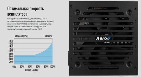 Блоки питания AeroCool VX-600 Plus RGB Блоки питания AeroCool VX-600 Plus RGB