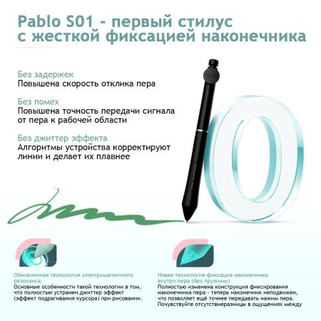 Графические планшеты Parblo Coast 12 Pro Gen2 (черный)