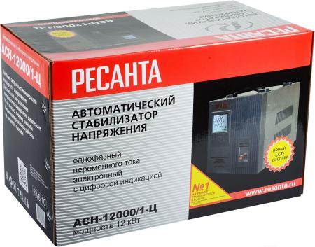 Стабилизаторы, сетевые фильтры, удлинители Ресанта АСН-12000/1-Ц [63/6/10]